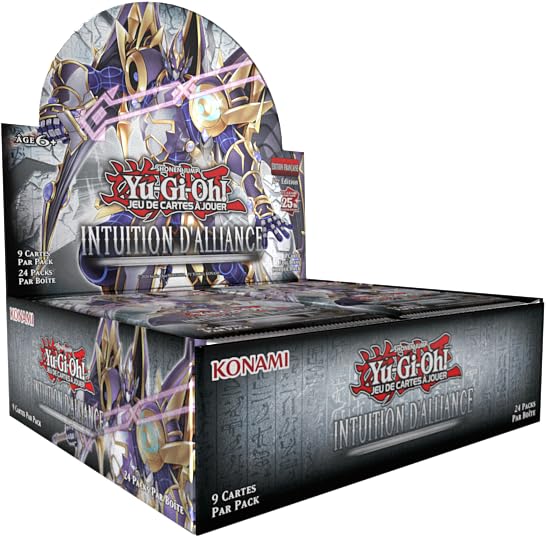 Yu-Gi-Oh! Boite de 24 boosters Intuition d'Alliance - Jeu de Cartes à Jouer - 216 Cartes - À partir de 6 Ans - Édition française