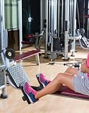 QWORK® 8 sztuk 90 mm koło pasowe siłownia, wysoka wytrzymałość, odporne na zużycie koła pasowe do siłowni, maszyny fitness, koło pasowe linowe