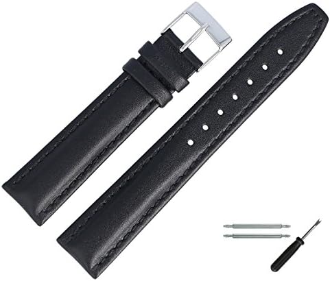 MARBURGER horlogebandje 18mm leer zwart - gereedschap montage set  2891810000120 : Amazon.nl: Kleding, schoenen \u0026 sieraden