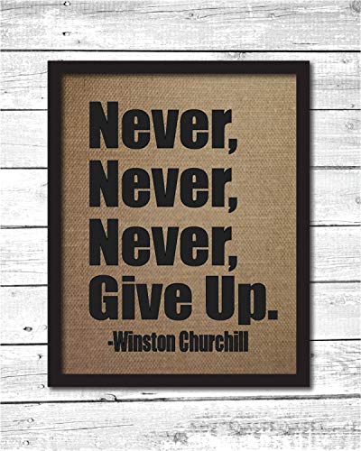 43LenaJon Never give up, Never give up Print, Never give