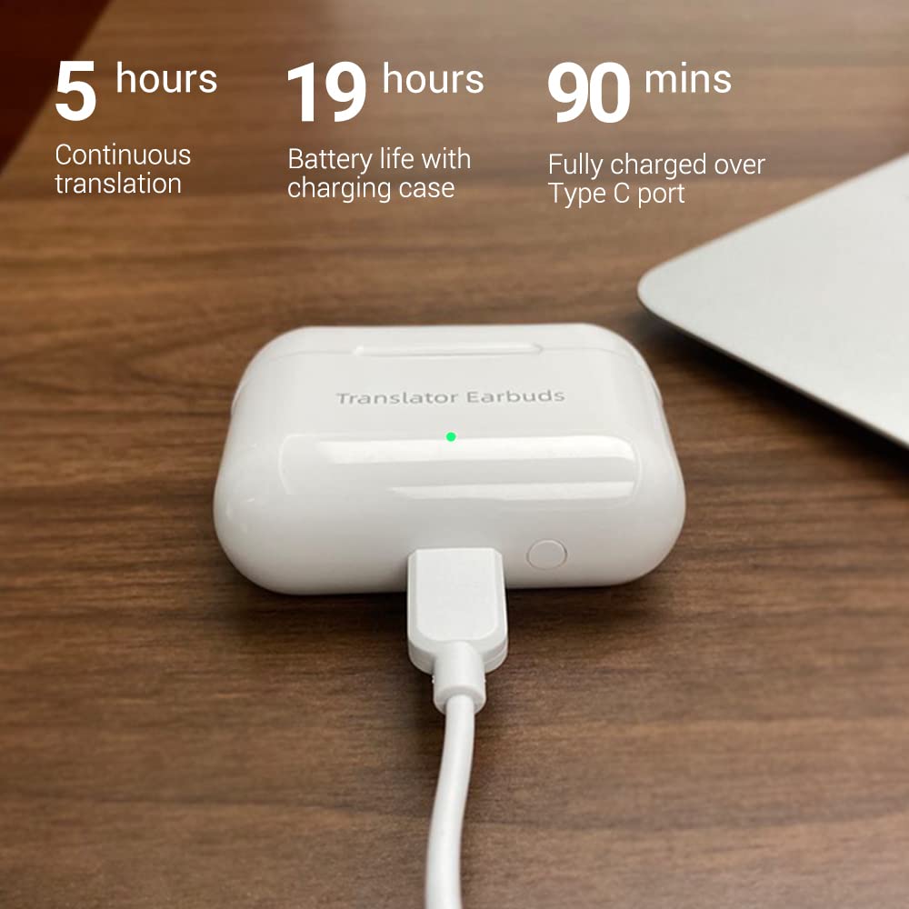 AI Language Translator Earbuds Real-Time, 144 Languages, 3-in-1 Device Aust AI Language Translator Earbuds Real-Time, 144 Languages, 3-in-1 Device Aust