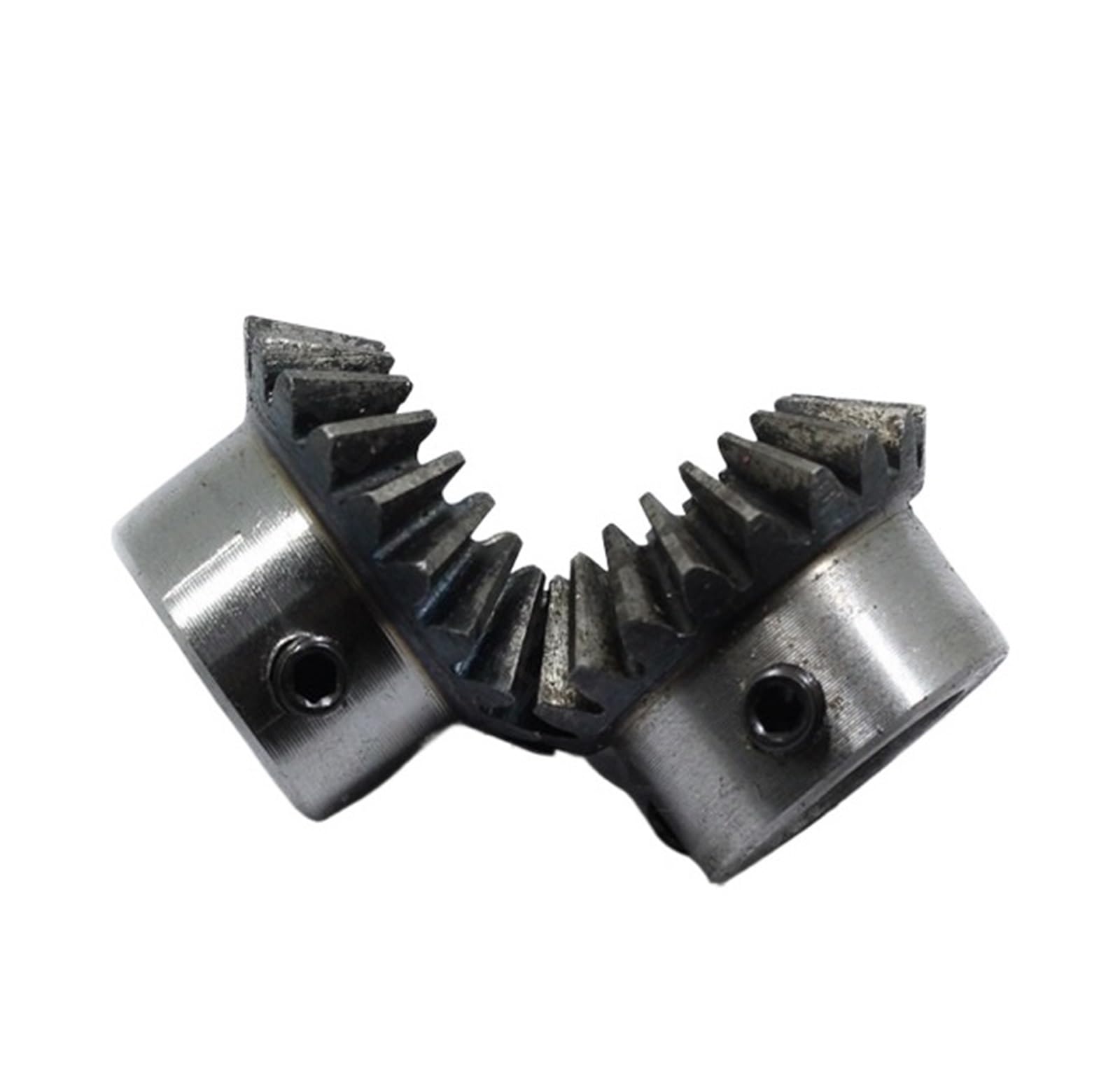 Bevel Gear Pinion Hardware Mechanical 2pcs Bevel Gear 2M 20Teeth Inner Hole 8/10/12/14/15/16/17/18/19/20mm Gear 90 Degrees Steel Gears Screw Hole M5(15mm Keyway 5mm)