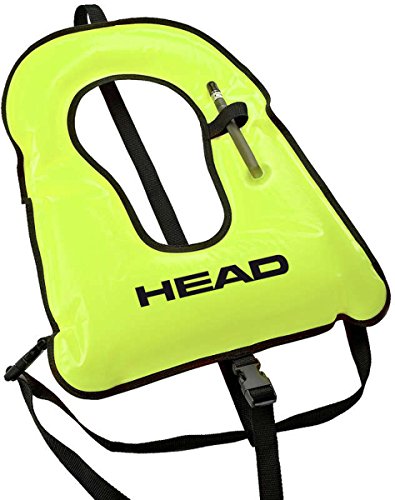 Mares Head Snorkel Vest, Yellow/Black Trim, Adult/Regular/80 to 180 lb
