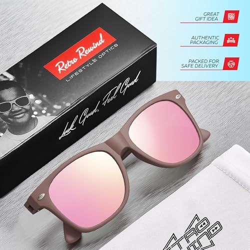 Image of Retro Rewind Kids Sunglasses for Boys Girls Age 3-12 - Shatterproof UV400 Toddler Children Sun Glasses