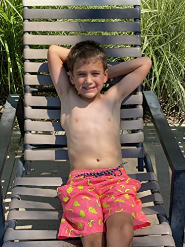Image of Cozople Boys Swim Trunks Compression Liner Swim Shorts Quick Dry Bathing Suit with Boxer Brief Swimwear 2-20T