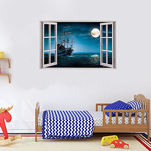 Vinilo decorativo 3D de ventanas falsas 60x44 cm miniatura 6