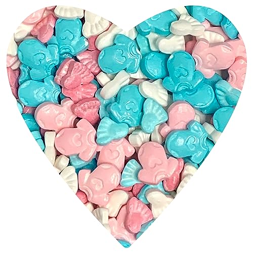 COOL MOM SPRINKLES Gender Reveal Baby Onesie & Feet Sprinkles (4 ...