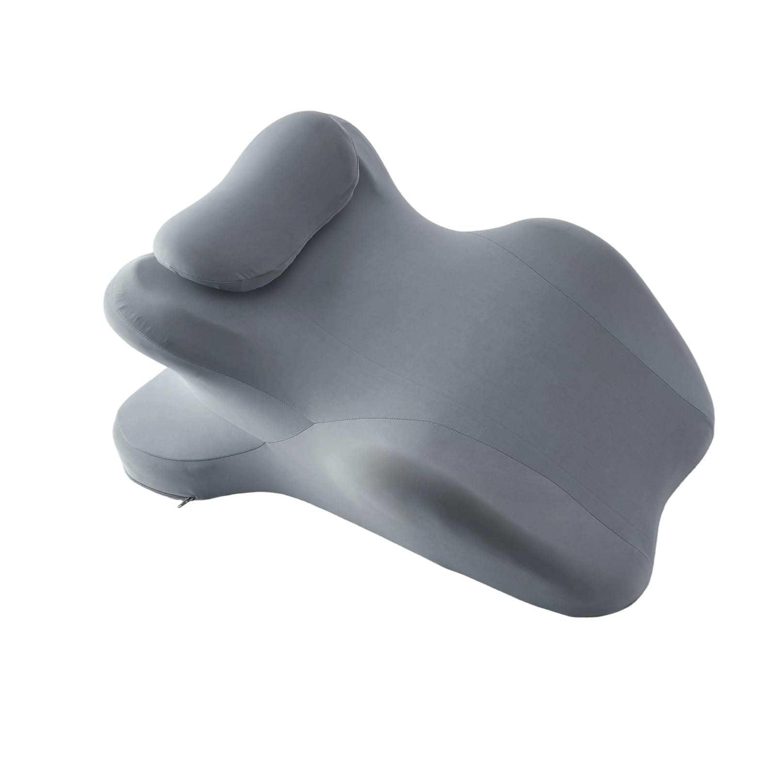 pillow for watching tv and reading in bed,ergonomic wedge pillow prone position with support more comfortable (gray