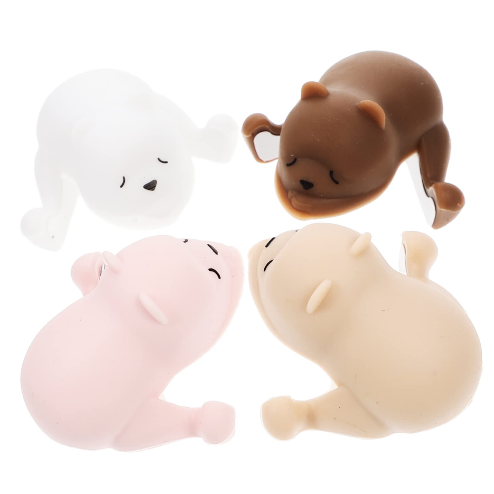 Protector de Esquinas de Silicona 4 Piezas Forma de Perro | Muebles en Familias, Fácil Desmontaje, Diseño Simple y Elegante, Efecto de Protección Excelente