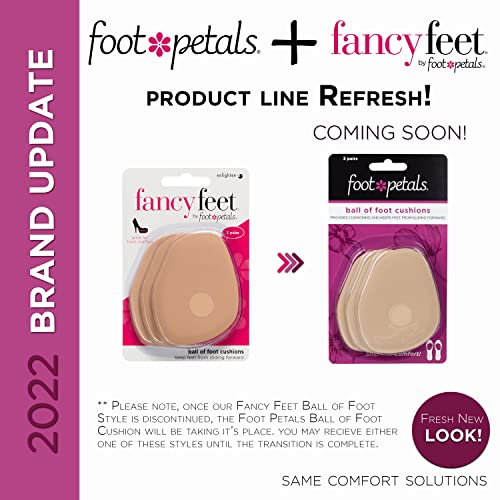 Fancy Feet Women's Ball Of Foot Cushions 3 Pairs, Khaki #TOP1