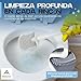 MENZZA® Escobilla de Baño Adhesiva con Dispensador Rellenable de Jabón I cepillos de baño I Escobilla WC de Silicona Suave y Flexible I Accesorio Adhesivo sin Taladro para Baños Imagen de MENZZA® Escobilla de Baño Adhesiva con Dispensador Rellenable de Jabón I cepillos de baño I Escobilla WC de Silicona Suave y Flexible I Accesorio Adhesivo sin Taladro para Baños