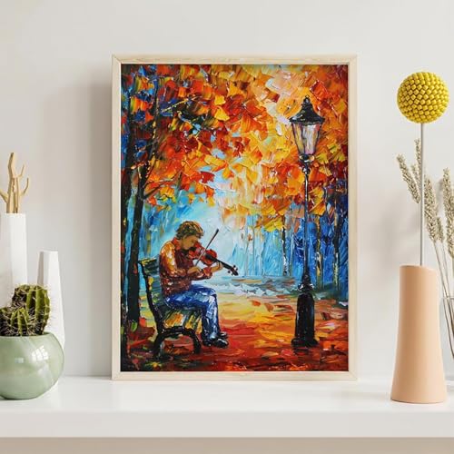 Point de Croix Peinture Adulte à symboles clairs Grand Diamond Painting Homme Strass 80x100