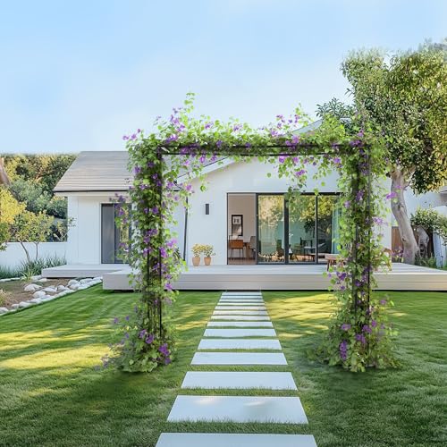 OSJ ガーデンアーチ ローズアーチ ゲットセット 園芸 ガーデニング用品 ガーデン ファニチャー スチール 鉄製 薔薇アーチ 外 園芸用品 アーチ ガーデニング 花立て 庭園 おしゃれ 組み立てかんたん 耐久性