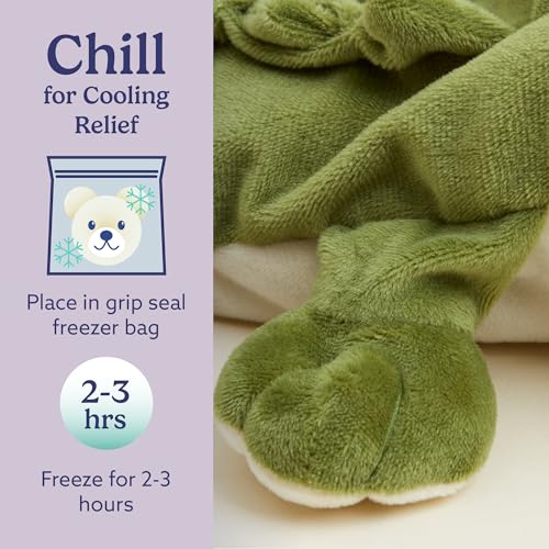 warmies Microwavable & Weighted Stuffed Animals, Alligator - Heated Stuffed Animal Plushie for Warmth & Comfort - Cute Soft Plush Toys for Boys, Girls, Babies & Toddlers - Image 6