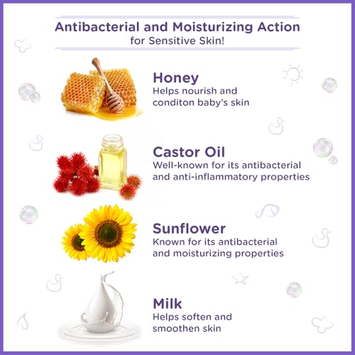 Image of Himalaya Nourishing baby soap 125g | Buy 3 Get 1 Free | No 1 Doctor prescribed brand | Honey, Sunflower oil, Milk, Castor Oil |Antibacterial and Moisturization Action for sensitive skin|Gentle.Safe.researched