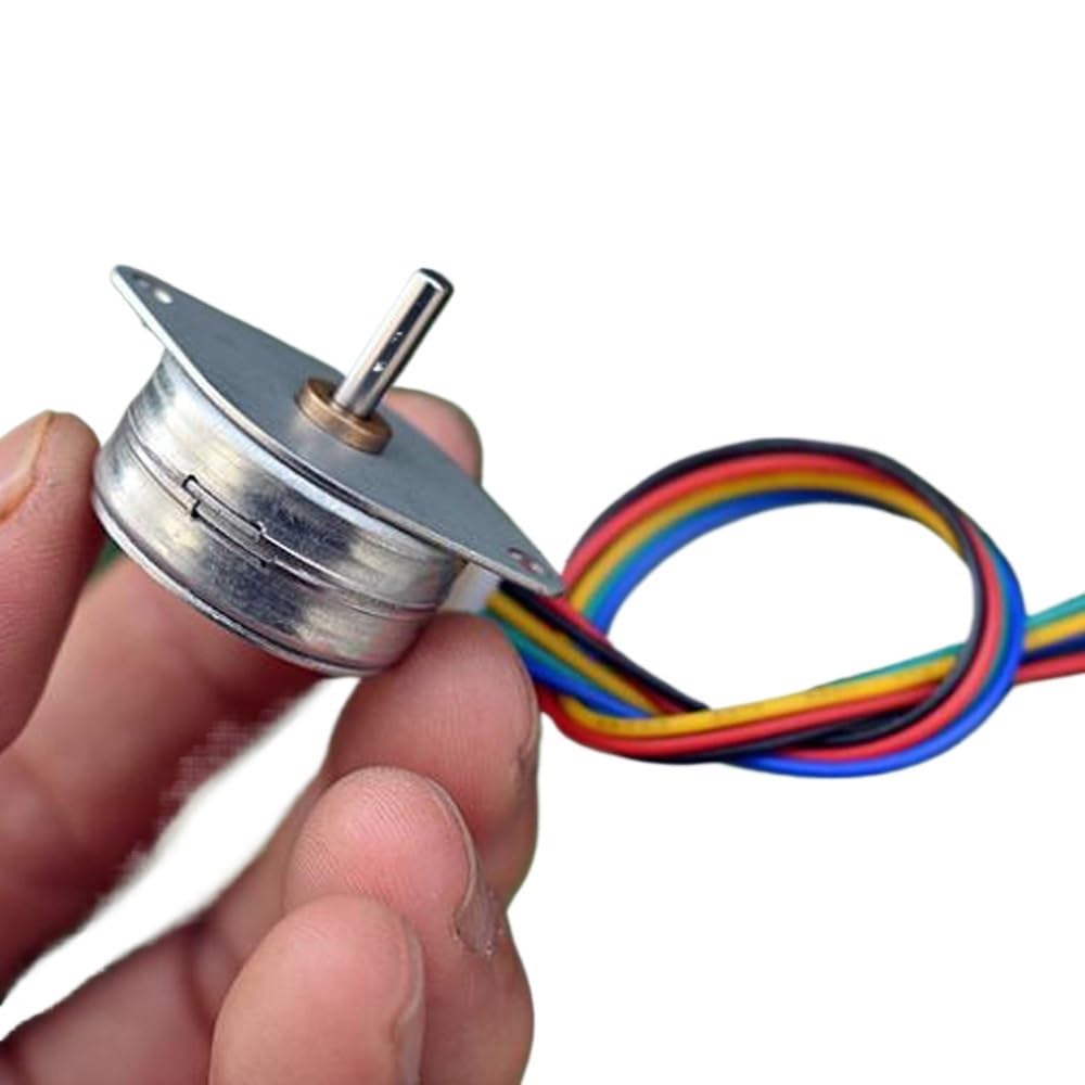POWTAXBJGD Four-Phase Five-Wire Stepping Electronic Starter 25MM 25 SPG0001 15 Degrees Stepper Electronic Starter Toy Engine