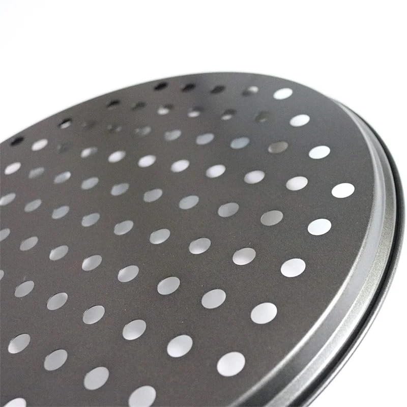 Plaque de cuisson avec trous antiadhésive BakeWave pour éviter la pâte de pizza molle - 7