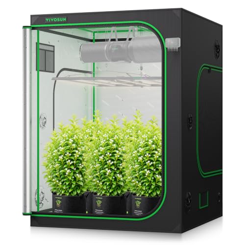 VIVOSUN S558 5x5 Grow Tent 60'x60'x80' High...