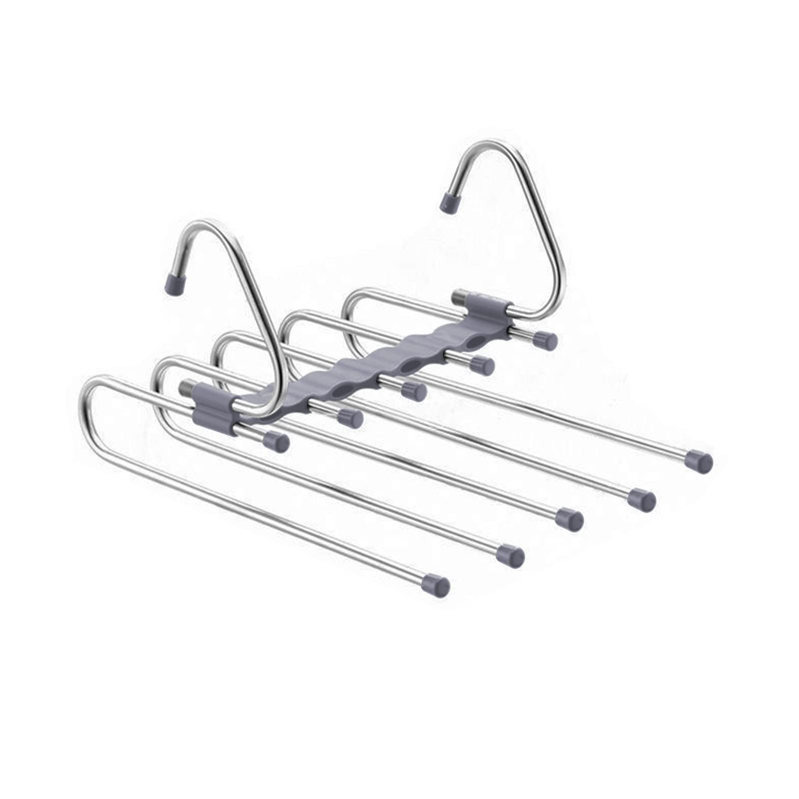 NGDFGR 1Pcs Multifunctional Pants Hanger Clothes Organizer Adjustable Pant Storage Rack Closet Organizer Trouser Hanger Skirt Hangers (34X25Cm Gery Hanger),34x25cm Gery Hanger