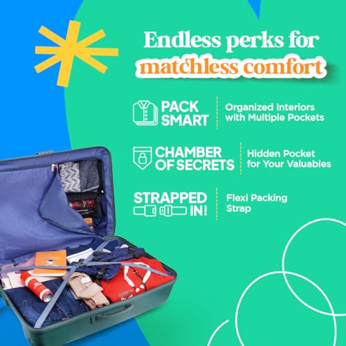 Image of American Tourister Ivy 2.0 | Large Size Check-in Trolley Bag (79 cm) | 360 8 Wheel Travel Luggage | Hard Case Polypropylene (PP) Suitcase | Combination Lock | Dark Forest