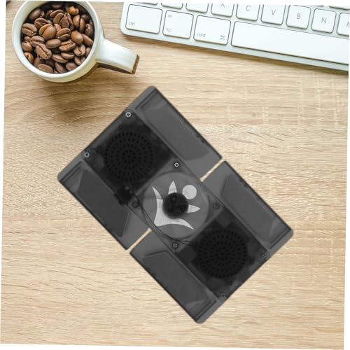Base plegable para laptop con ventilador y luz LED GALPADA miniatura 5