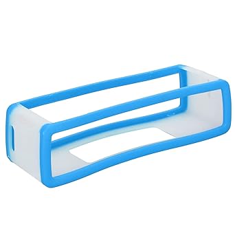 Bluetooth Speaker Sleeve, Soft Speaker TPU Prevent Scratch Decorative Hollow Design Flexible Shock Proof for Mini 1/2(blue)