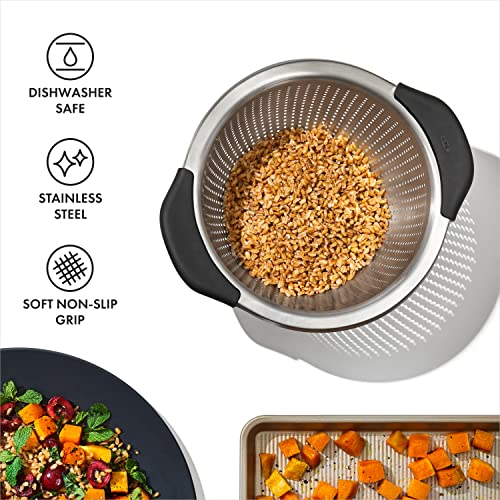 Oxo 11330800UK Good Grips Stainless Steel 3 Qt./ 2.8L Colander thumb #4