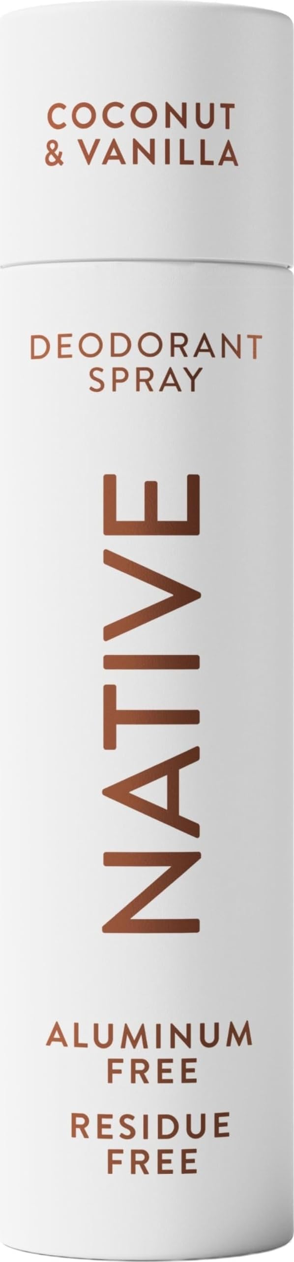 Native Deodorant & Body Spray, Coconut & Vanilla, 72-Hour Odor Protection for Underarms & Body, Aluminum Free, Quick Drying, 3.5 oz