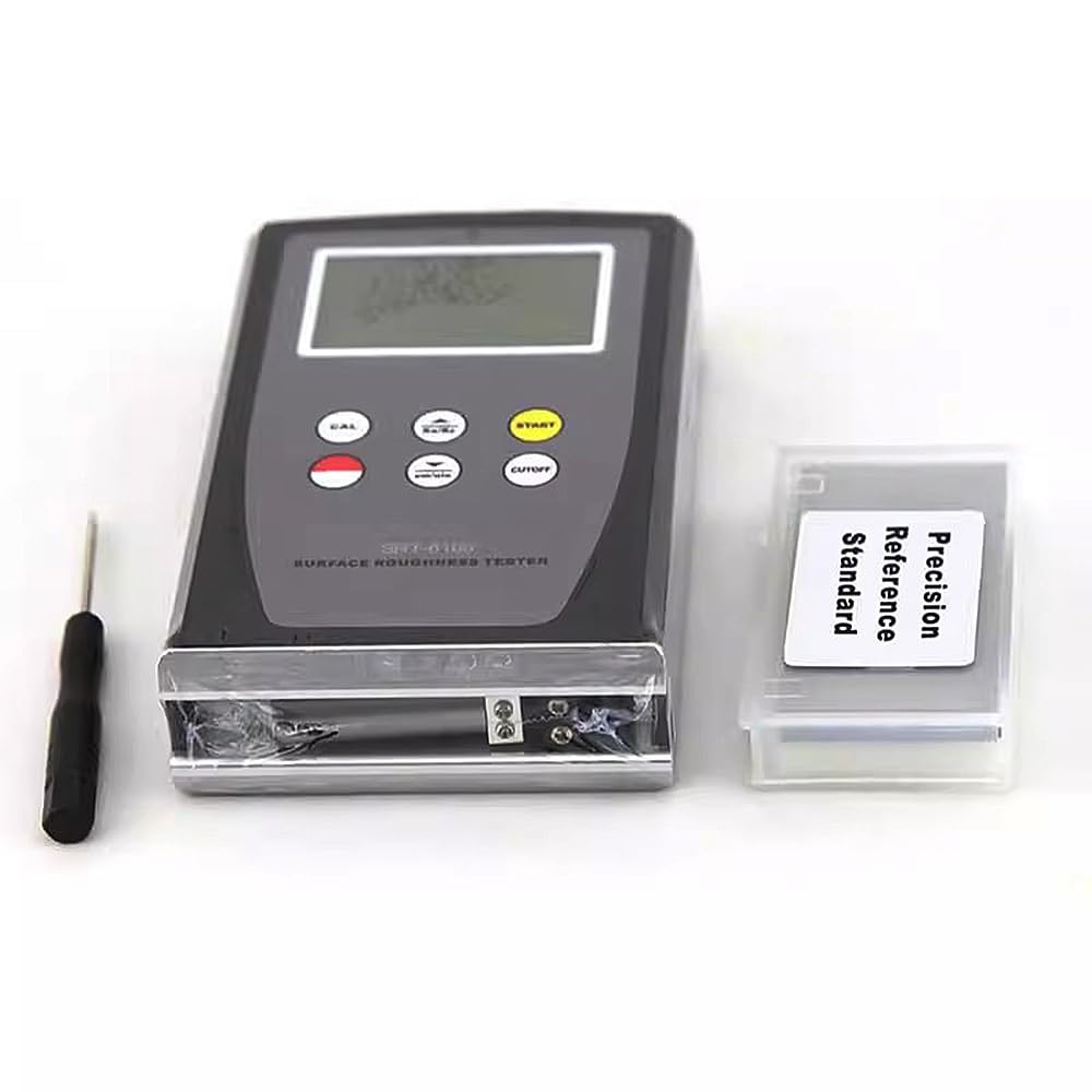 SRT-6100, rugosimetro digitale, Rz0.1μm~50.0μm, misuratore di finitura di parti meccaniche in metallo, rugosimetro portatile