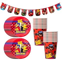 Miraculous Ladybug Party Kit - Small Kit - Cat Noir - Party Supplies - Officially Licensed