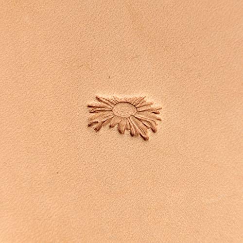 DandS ltd Leather Stamp Tool, Chamomile Flower, Professional Steel Craft Tool for Leatherworking, Embossing, Carving & Stamping Leather Projects, Belts & DIY Projects Compatible with Mallet #330-1