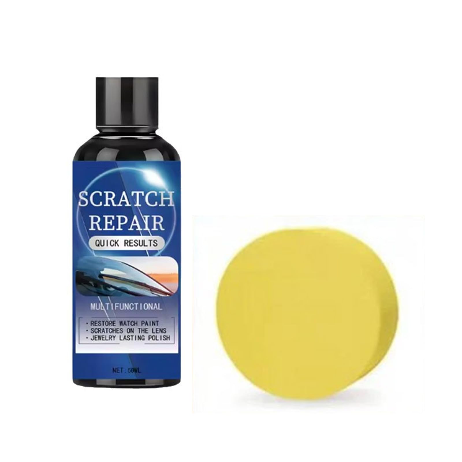 30 / 50g Car Scratches Remover Waxing with Wipe Sponge Easy to Repair Small Scratched Water Spots for Car SUV Paint Polishing