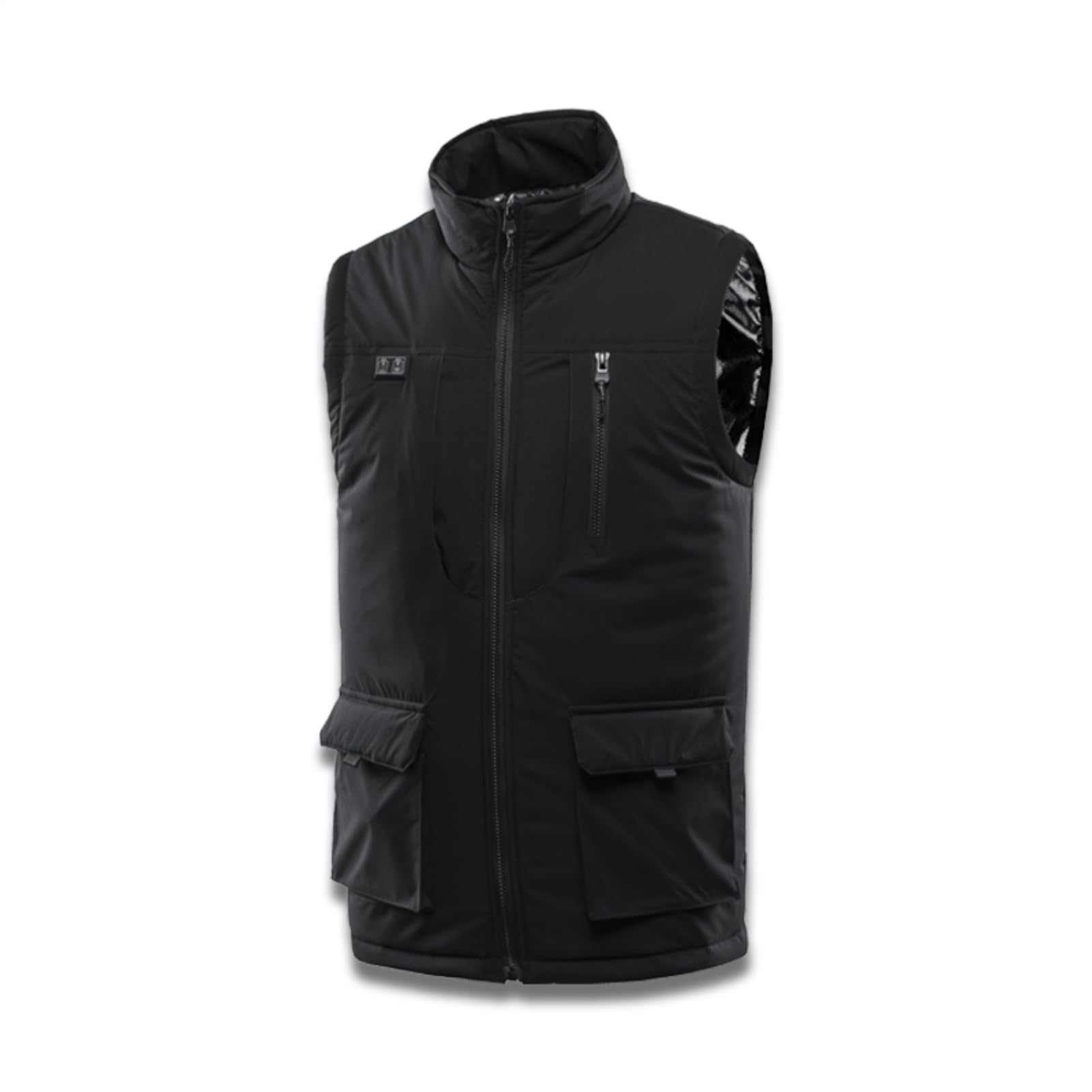 Chaleco Calefactable para Hombre, Chaqueta Cálida a Prueba de Viento de 11 Zonas, Chaleco de Invierno para Exteriores con Interfaces USB CC de Doble Cabezal, Ideal para Actividades de
