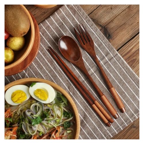 Accesorios de comedor ecológicos y palillos de vajilla de bambú natural 6