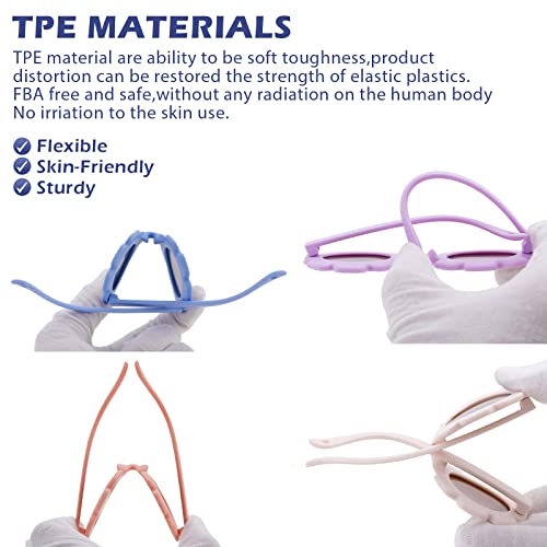 Image of Hycredi Flexible Bendable Flower Baby Polarized Sunglasses with Strap for Newborn Infant Girls Age 0-24 Months