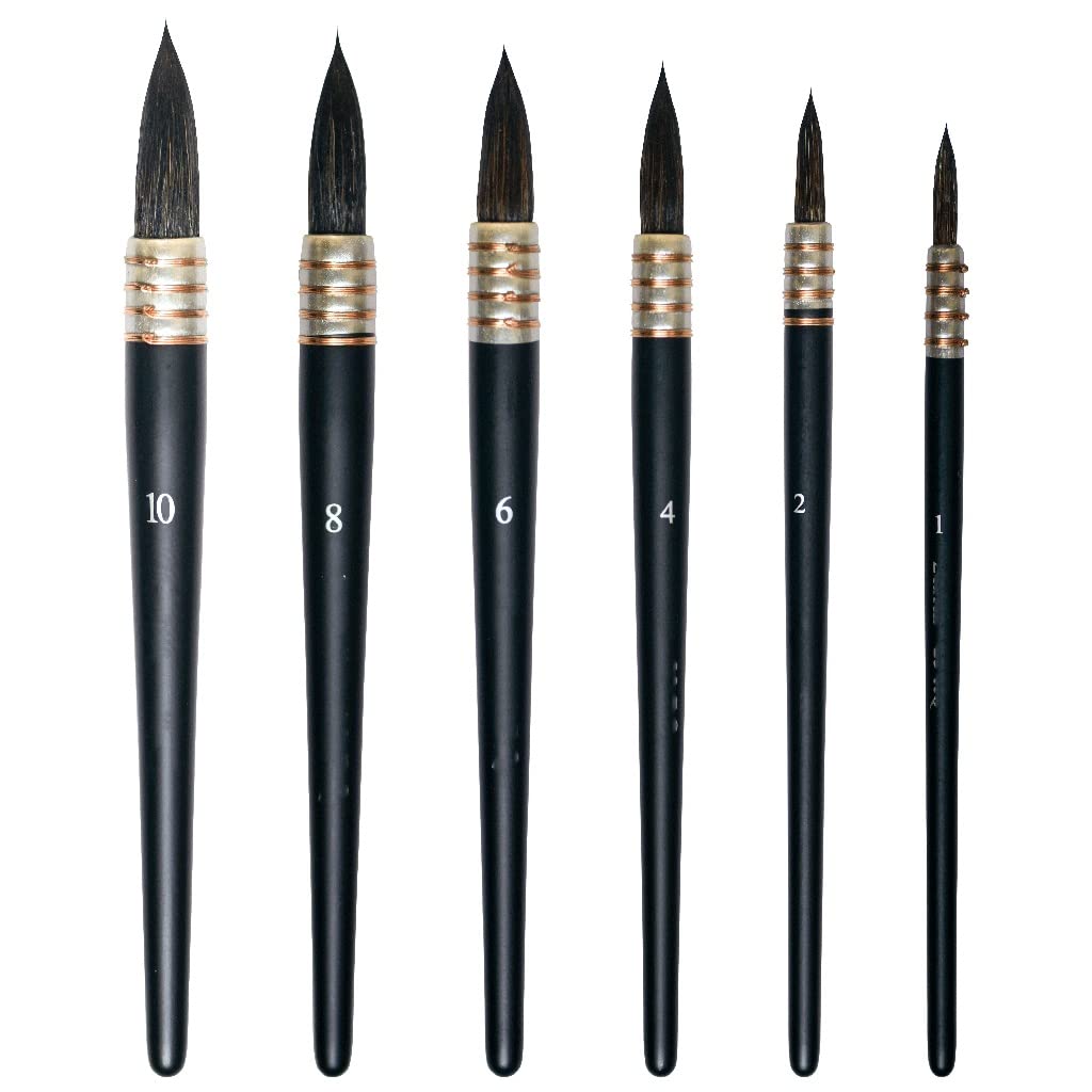 DUYHBAWRS Hair Wood Handle Watercolor Artist Brushes Art Supplies Brushes