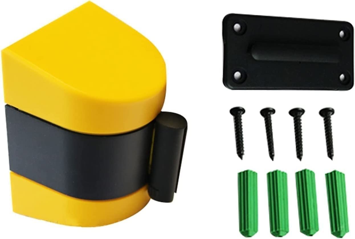 OUdini Queue Barrier Belt, Wall Mount Retractable Queue Belt, Retractable Belt Barrier/5M/16.4Ft