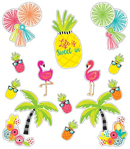 Schoolgirl Style - Simply Stylish Tropical | Life Is Sweet Bulletin Board Set, 25 Pieces