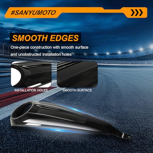 SANYUMOTO Low Profile Fuel Tank Console kit Cover Compatible with Harley Touring 2023-2026 CVO Street Glide,CVO Road Glide ST,Street Glide Ultra,Road Glide Black by SANYUMOTO - Image 5