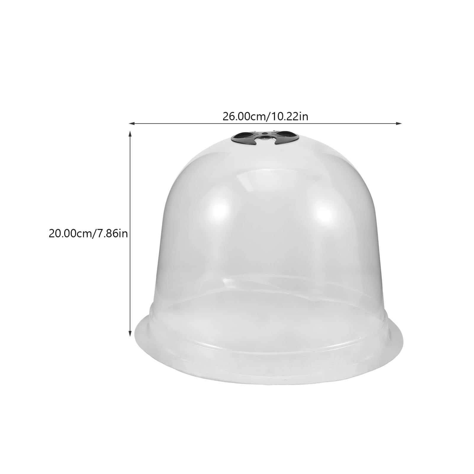 Abaodam 1Set Garden Dome Cloche Breathable Plant Nursery Protector for Outdoor Vegetables Trees Transparent Design with Air Vent for Optimal Humidity Growth Monitoring