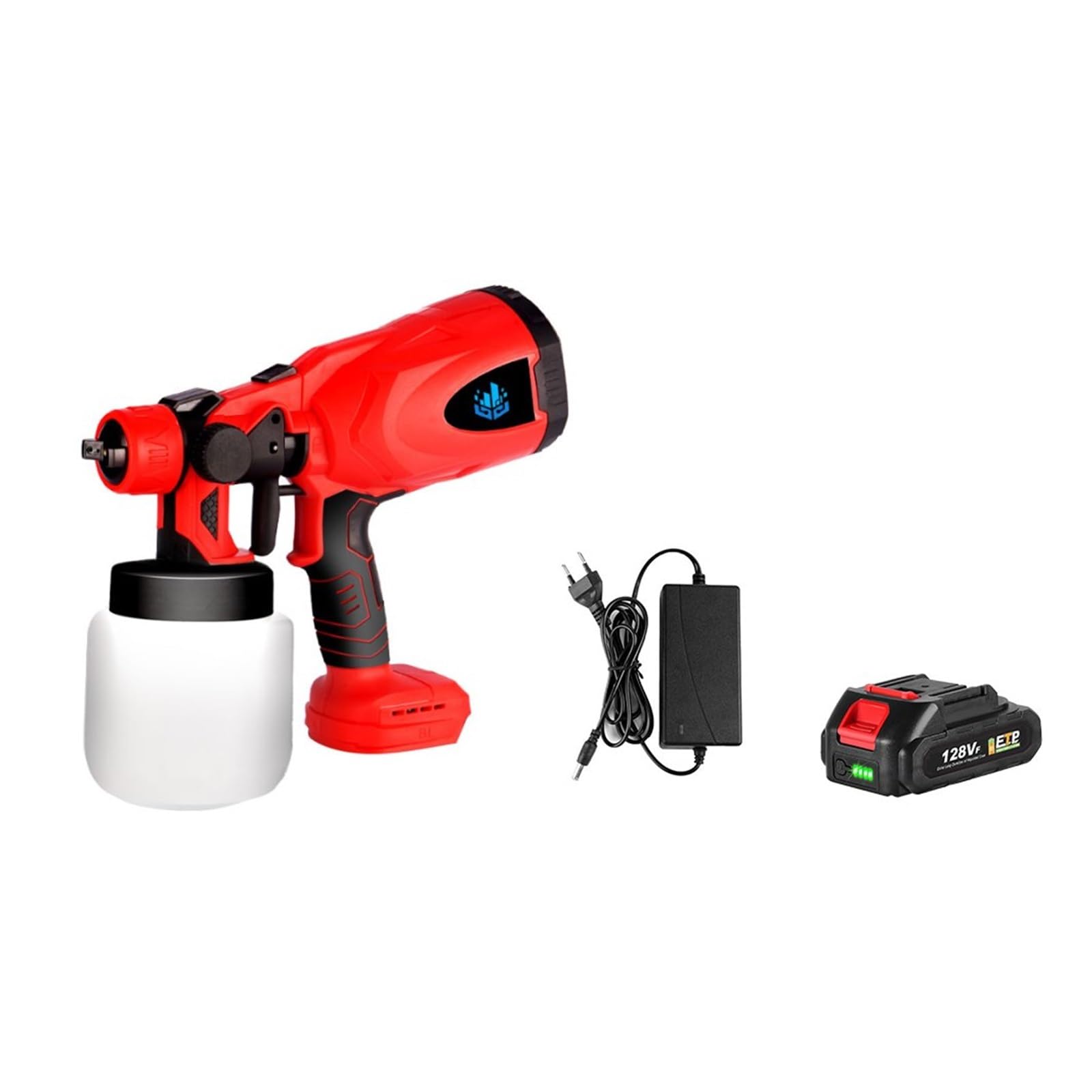 Pistolet pulvérisation bois électrique 800ml réservoir pour peinture 18V