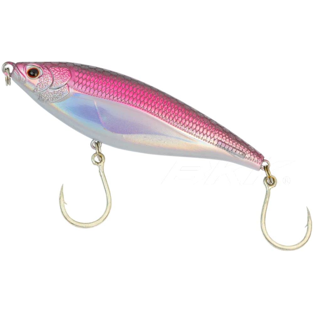 Nomad DesignMadscad 90 Slow Sinking SW Twitchbait - Ideal for Snook, Striped Bass - BKK Diablo 5X Singles 1/0 Hooks, 3 1/2 inch - 3/4 oz