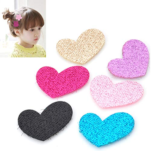 Minkissy 831505U3142W Magic Hair Sticker, 24Pcs Heart Shaped Magic Paste Pad Hair Fringe Grippers Colorful Magic Bangs Hair Pad Hair Styling Accessorie thumb #5