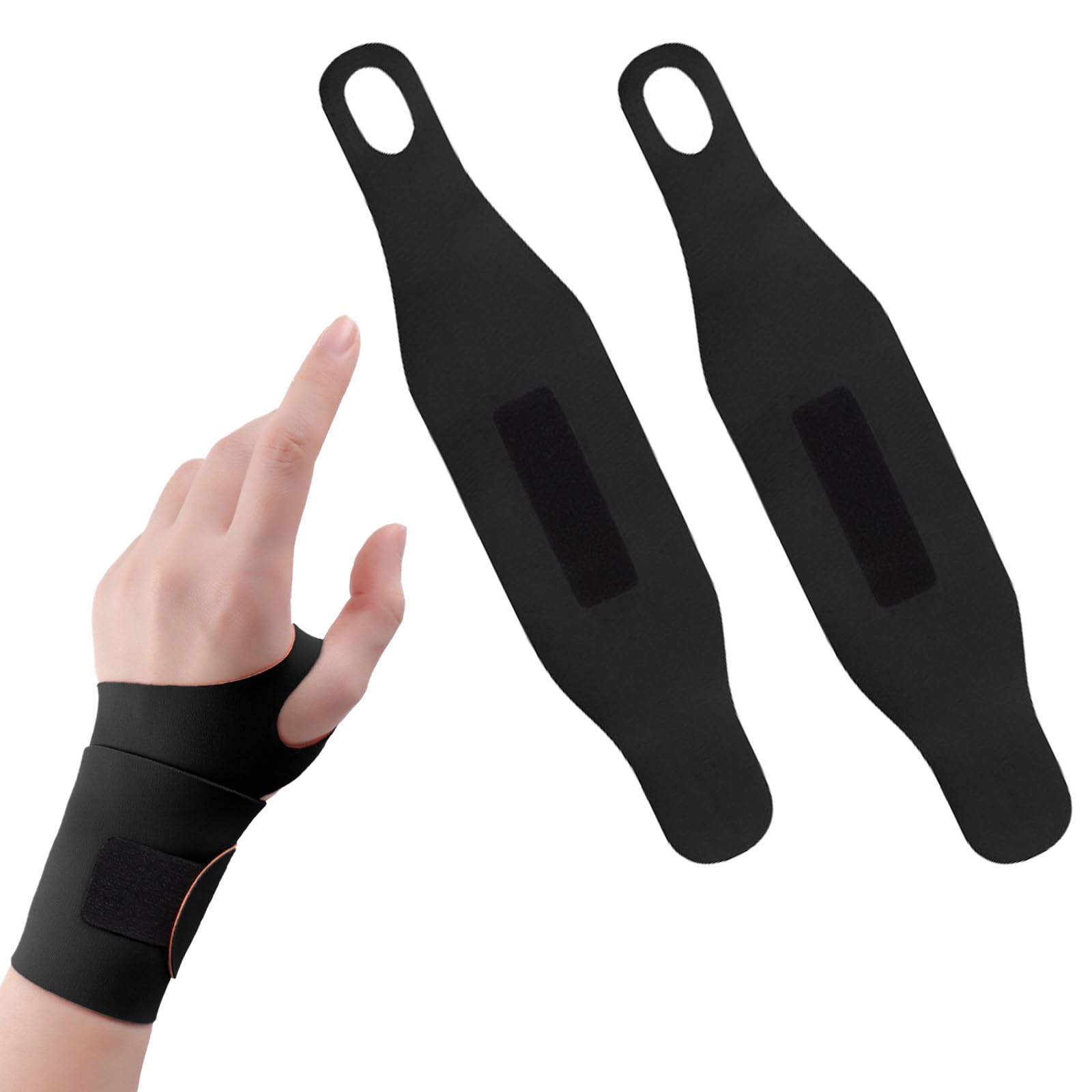 Upgrade Tutore Da Polso Ultra Sottile: Fascia Elastica Per Supporto Durante Fitness E Attività Sportive, Taglia Unisex (Circonferenza 5-10 Pollici)