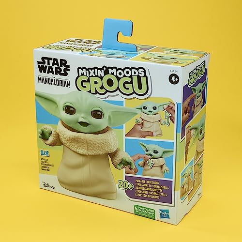 Star Wars F6864 Mixin' Moods Grogu, 20+ Poseable Expressions, 5-Inch-Tall Grogu Toy thumb #17