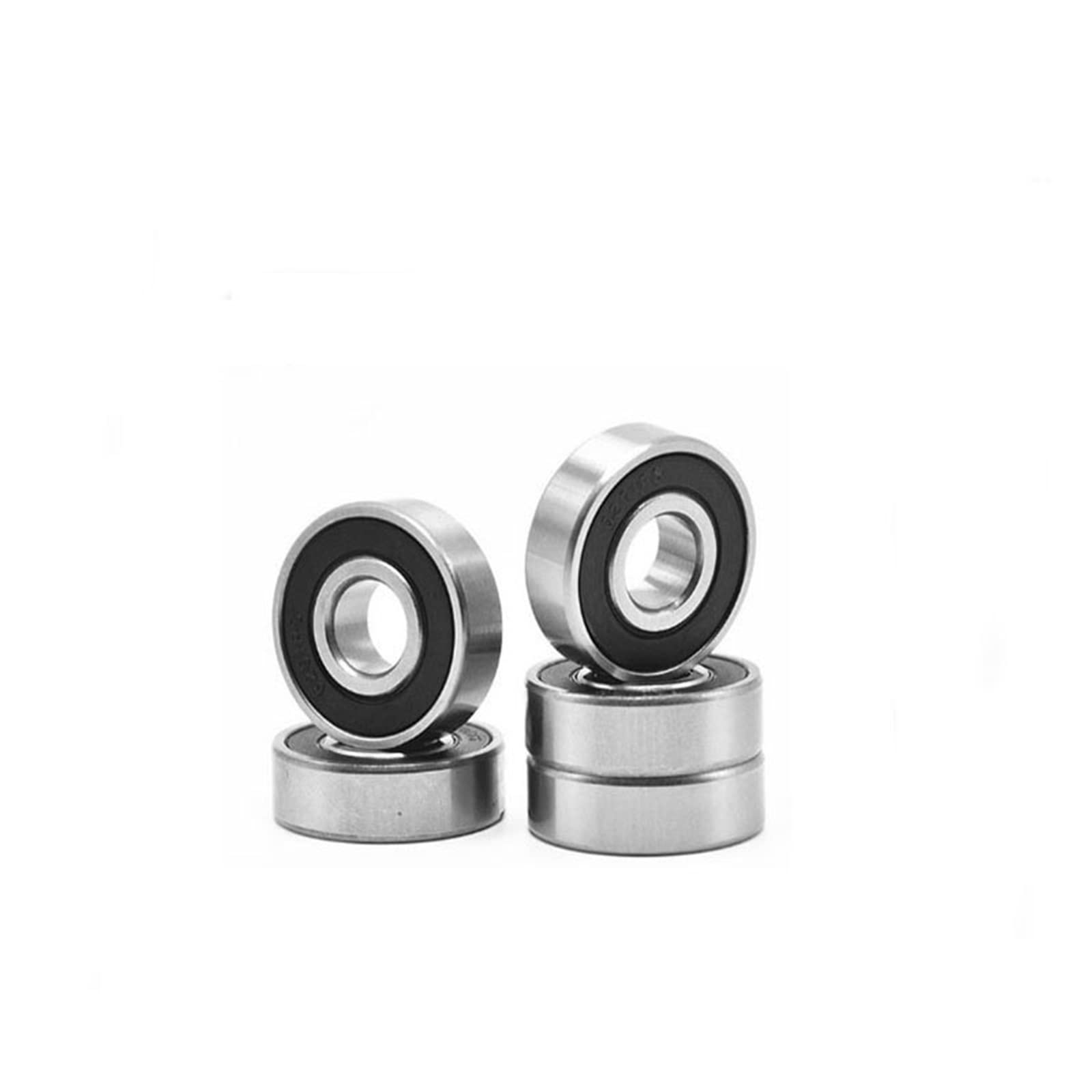 RCGKNNMUZ 5PCS Rubber Sealing Cover Miniature Deep Groove Ball Bearing MR106-2RS MR106 2RS MR106 RS MR106RS 6x10x3 Mm