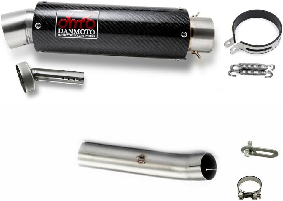 ZX10R ZX-10R 2004-2005 DANMOTO ダンモト カーボン スリップオンマフラー
