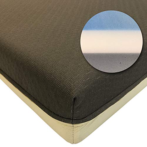 Road Elite Cool Gel Memory Foam Truck Mattress, 80" x 42" x 6"