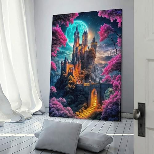 Tableau impression sur toile décoration murale paysage chambre couloir