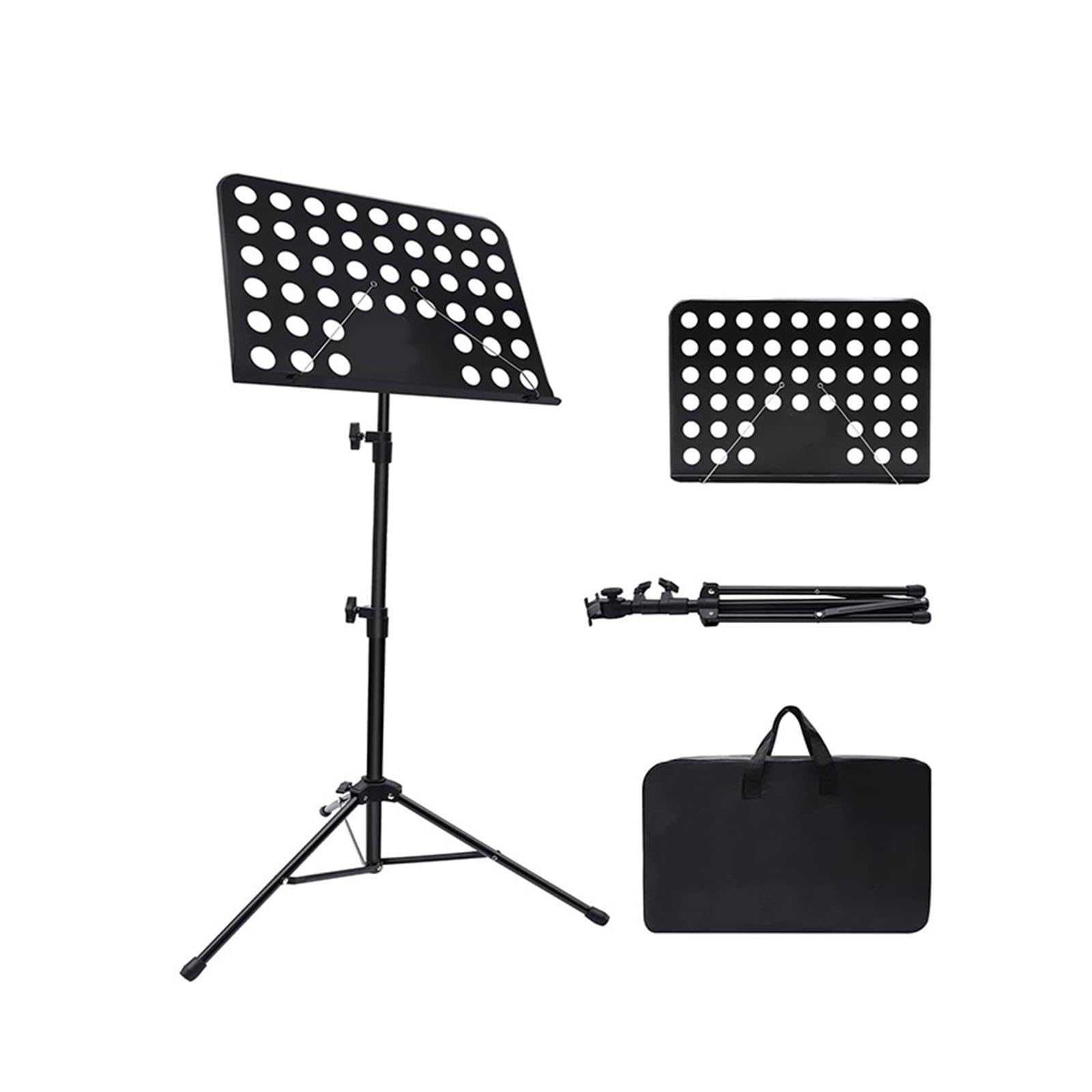 Sac pour de Musique Étui pour Accessoires Musique Organisateur Résistant Léger Portable Bandoulière Adaptée aux Adultes Compagnies Musicales